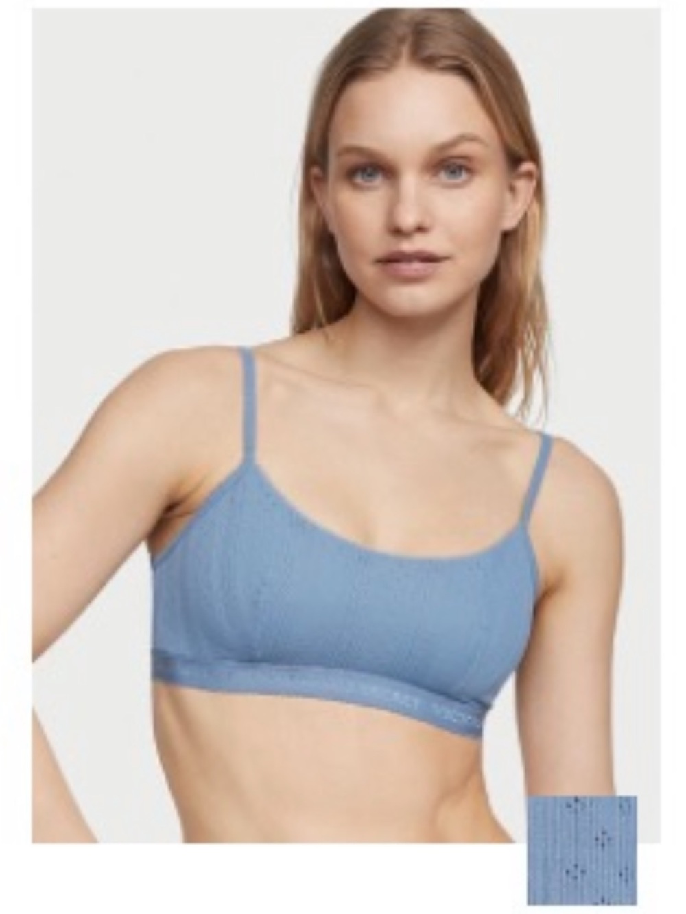 Victoria’s Secret Unlined Blue Bralette